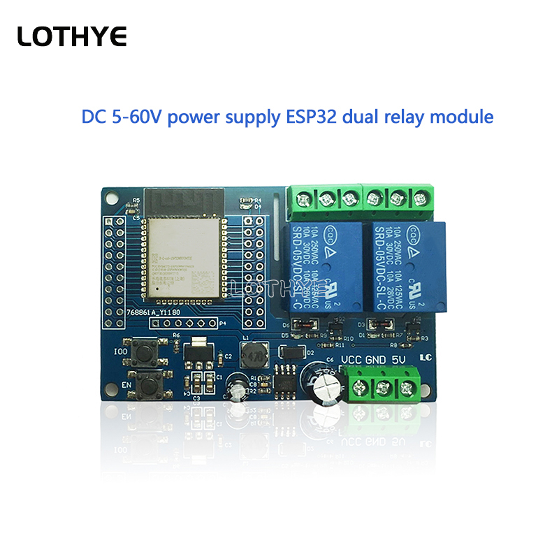 Espressif Esp32 - ESP32 Dual Channel Wifi Bluetooth Relay