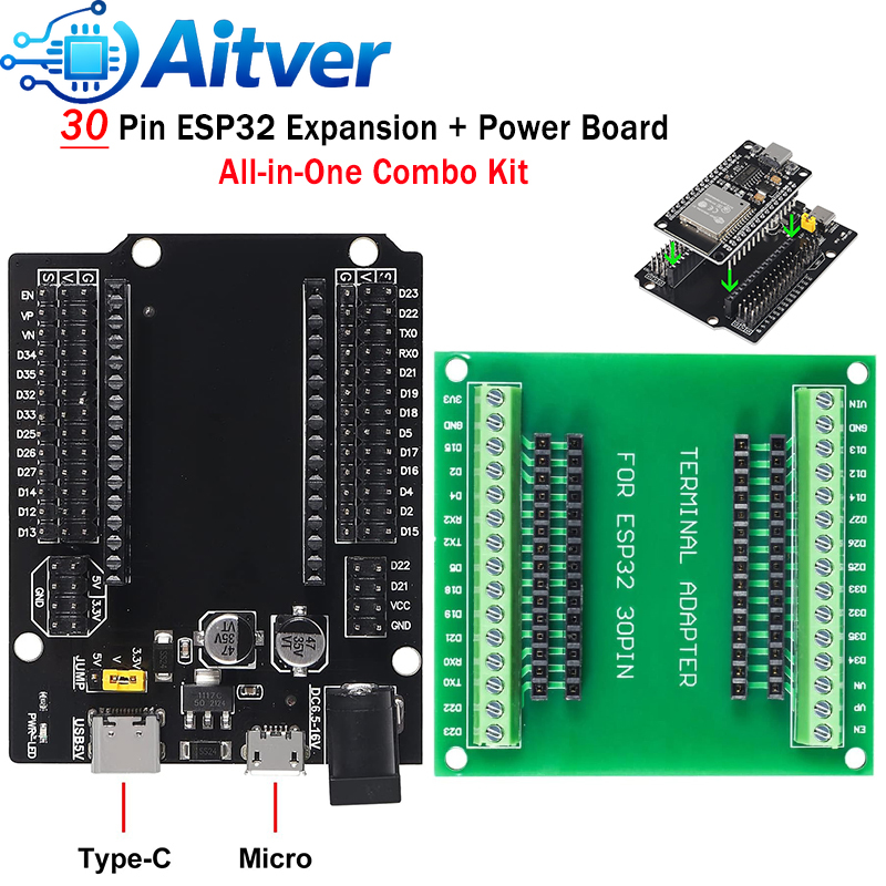 ESP32 30PIN Expansion Board +  - Esp32 Uart Module review and price