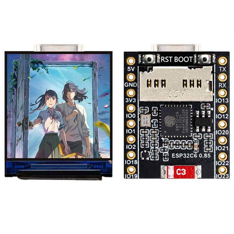 ESP32 C6 0.85 Inch 128X128 IPS - Esp32 Wifi Bluetooth Module review and price
