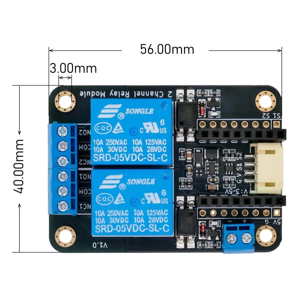 2CH Relay Module Input5V Activ - Esp32 Uart Module review and price