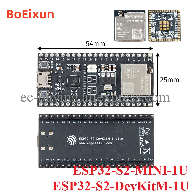 ESP32-S2-DevKitM-1U Developmen - Esp32 S2 review and price