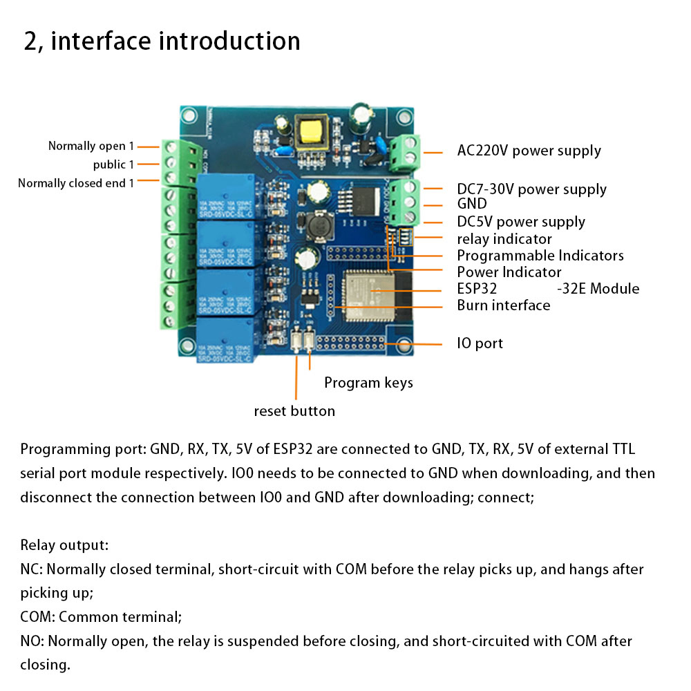 ESP32 Relay Development Board  - Esp32 Uart Module review and price
