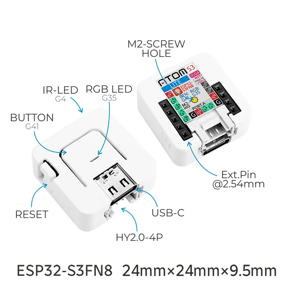 M5Stack AtomS3-Lite ESP32-S3 D - Espressif Esp32 review and price