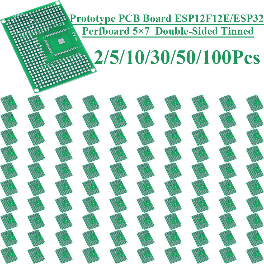 2~100Pcs 5X7 Double Sided Tin  - Esp8266 review and price