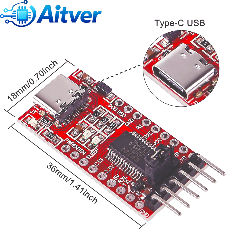 FT232RL CH340N Type C USB to T - Esp32 Uart Module review and price