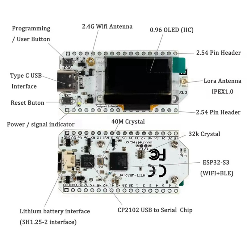 Heltec LoRa32 V3 863-928MHZ ES - Esp32 review and price