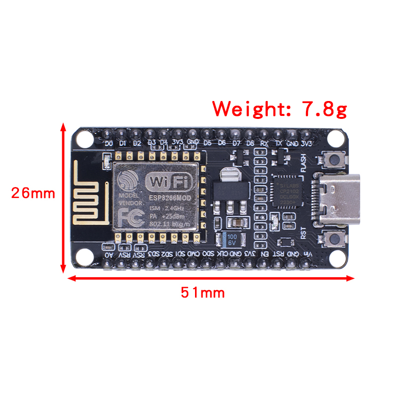 Wireless Module NodeMCU CP2102 - Esp8266 Nodemcu review and price