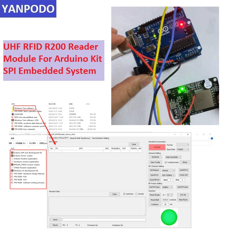 R200 Chip UHF RFID Reader Modu - Esp32 Uart Module review and price